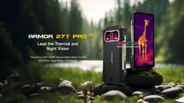 Новый защищённый смартфон Ulefone Armor 27T Pro с тепловизором и батареей на 10600 мАч готовится к выходу